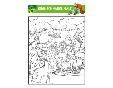 Grünschnabel Malvorlage 4 25 Grünschnabel Malvorlage 4 25